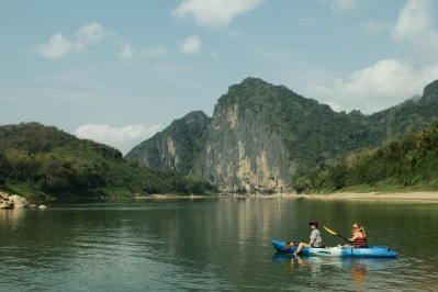 Kayaking On Nam Ou River