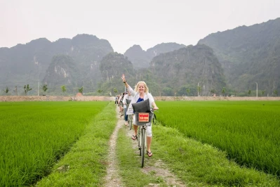 Biking back to the ancient capital Ninh Binh
