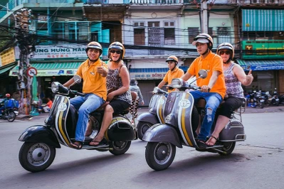 Two wheels everywhere in Ho Chi Minh City