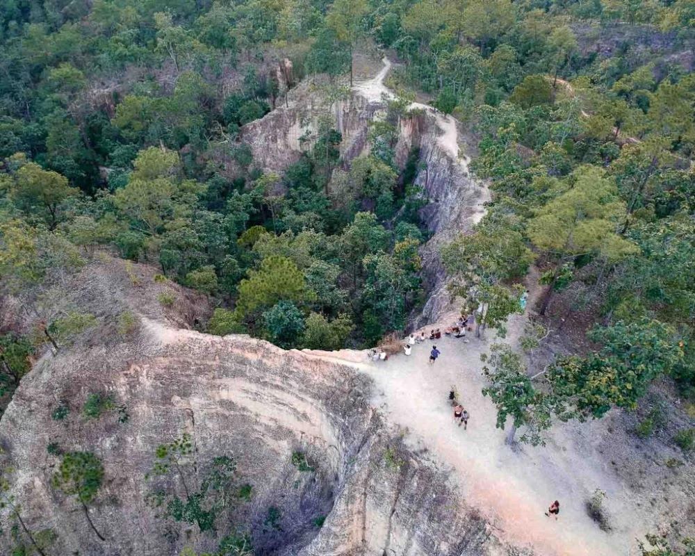 Exploring Pai Canyon Thailand