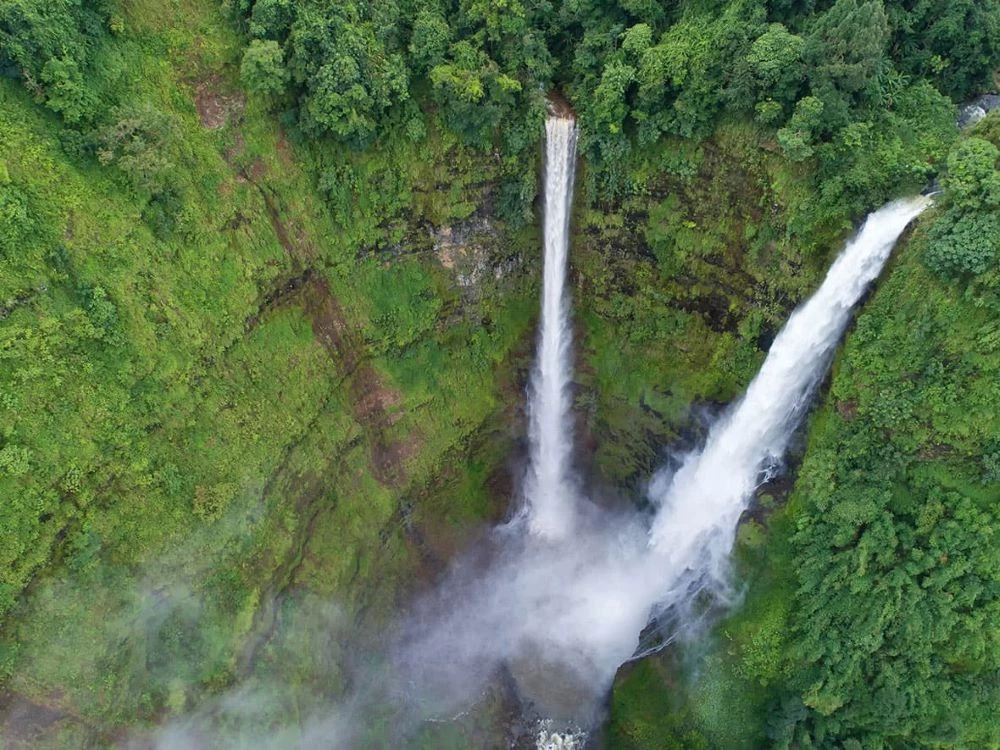 Waterfalls in Bolaven Plateau