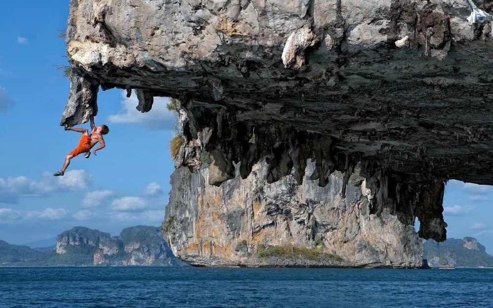 Rock climbing for thrill seekers