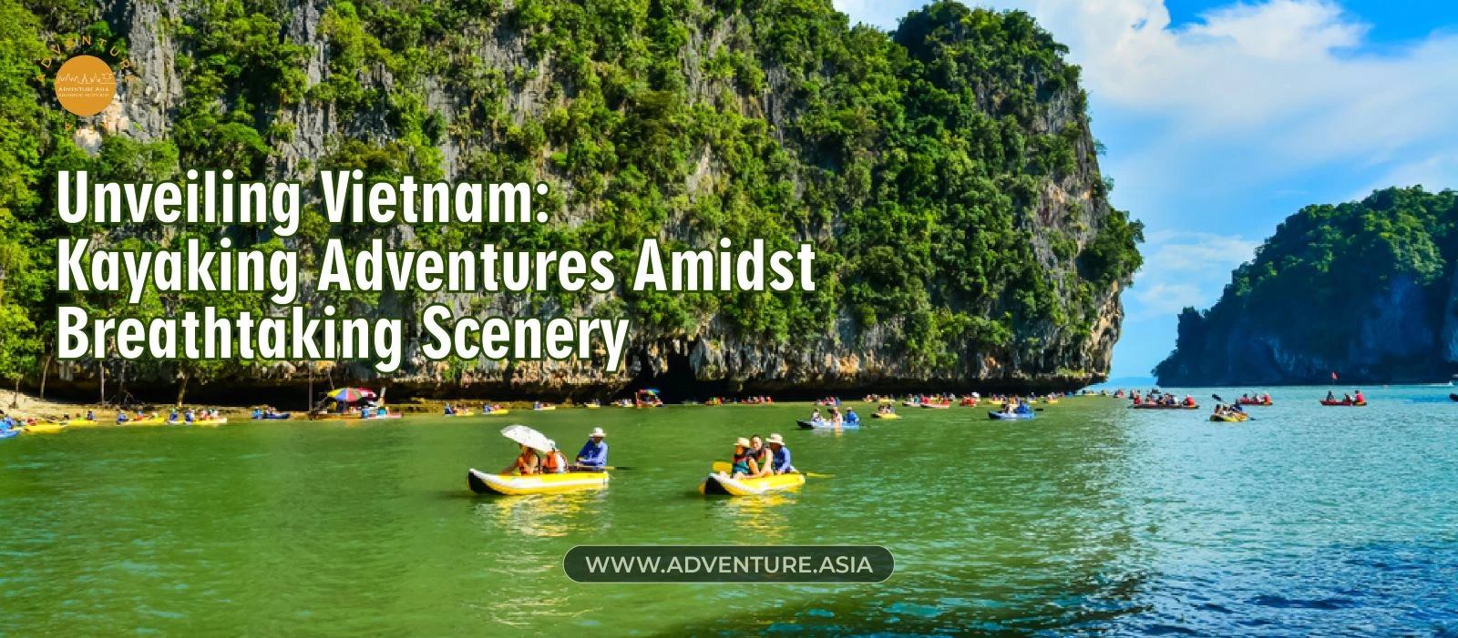 Unveiling Vietnam: Kayaking Adventures Amidst Breathtaking Scenery