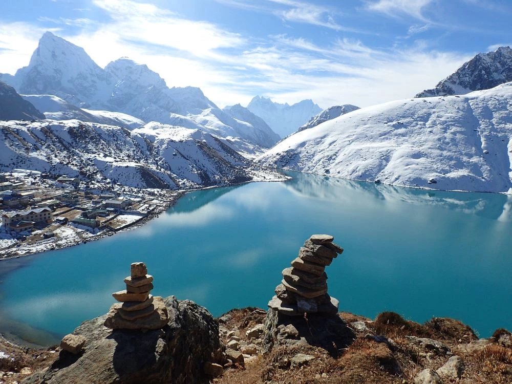 The Gokyo Lake in Nepal