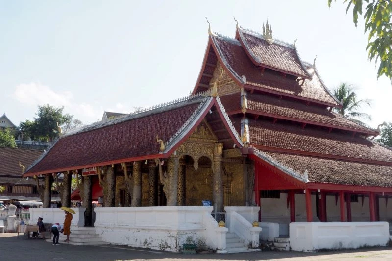 Wat Mai Suwannaphumaham in Luang Prabang