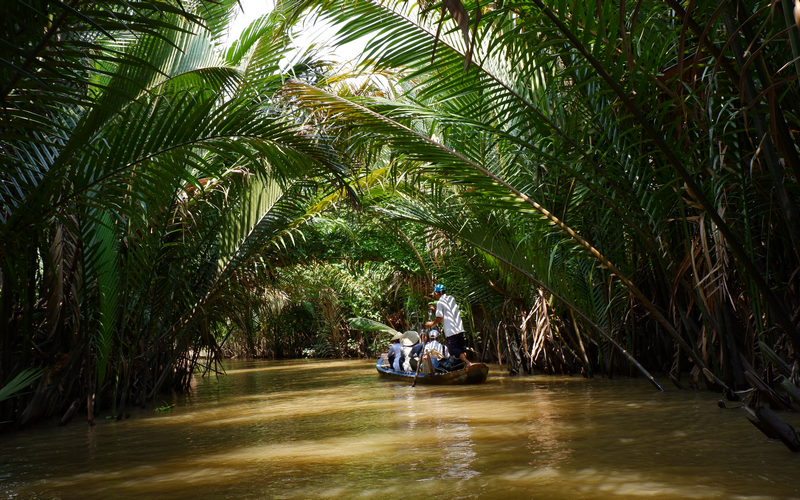 Beautiful life along the Mekong river in Vietnam and Cambodia