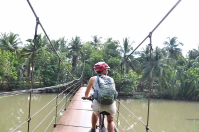 Cycling trip through the Mekong Delta